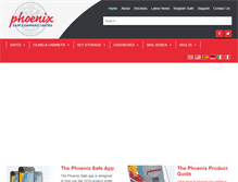 Tablet Screenshot of phoenixsafe.co.uk