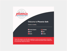 Tablet Screenshot of phoenixsafe.com